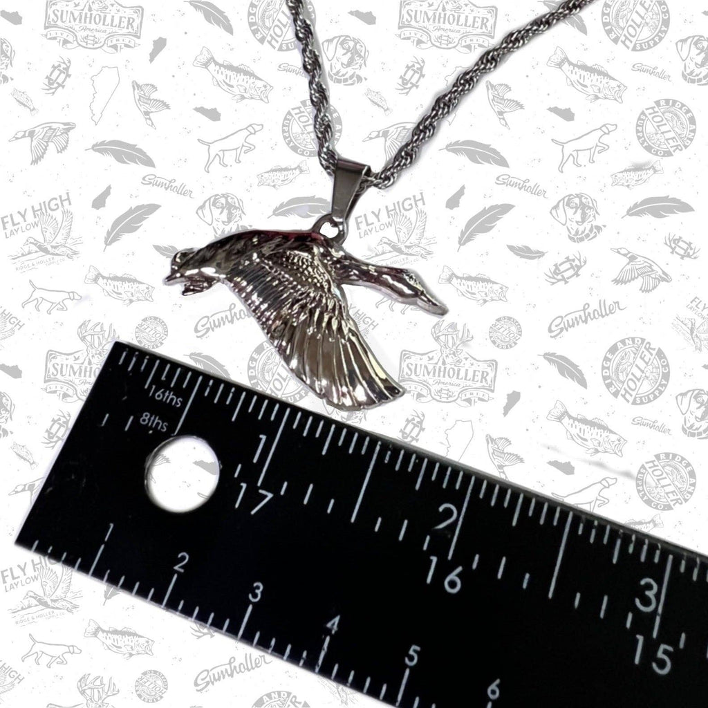 Ridge&Holler - Mallard- Stainless Steel Necklace and Pendant