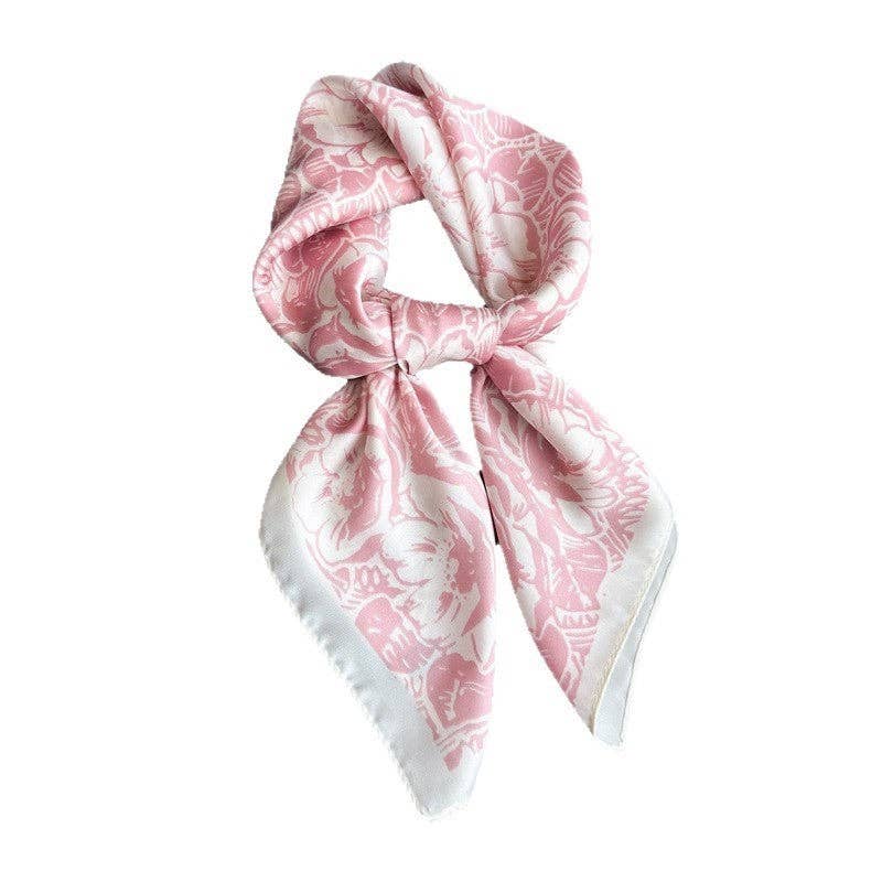 Sheer Trend - Fashion Print Square Scarf