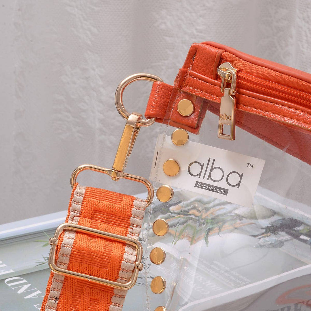 MiMi Wholesale - CB701 Lorna Clear Gameday Studded Crossbody Bag