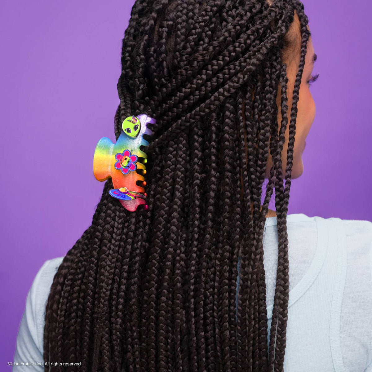 KITSCH - Lisa Frank x Kitsch KitschPop Curved Claw Clip 7pc Set - Fantastic World of Lisa Frank