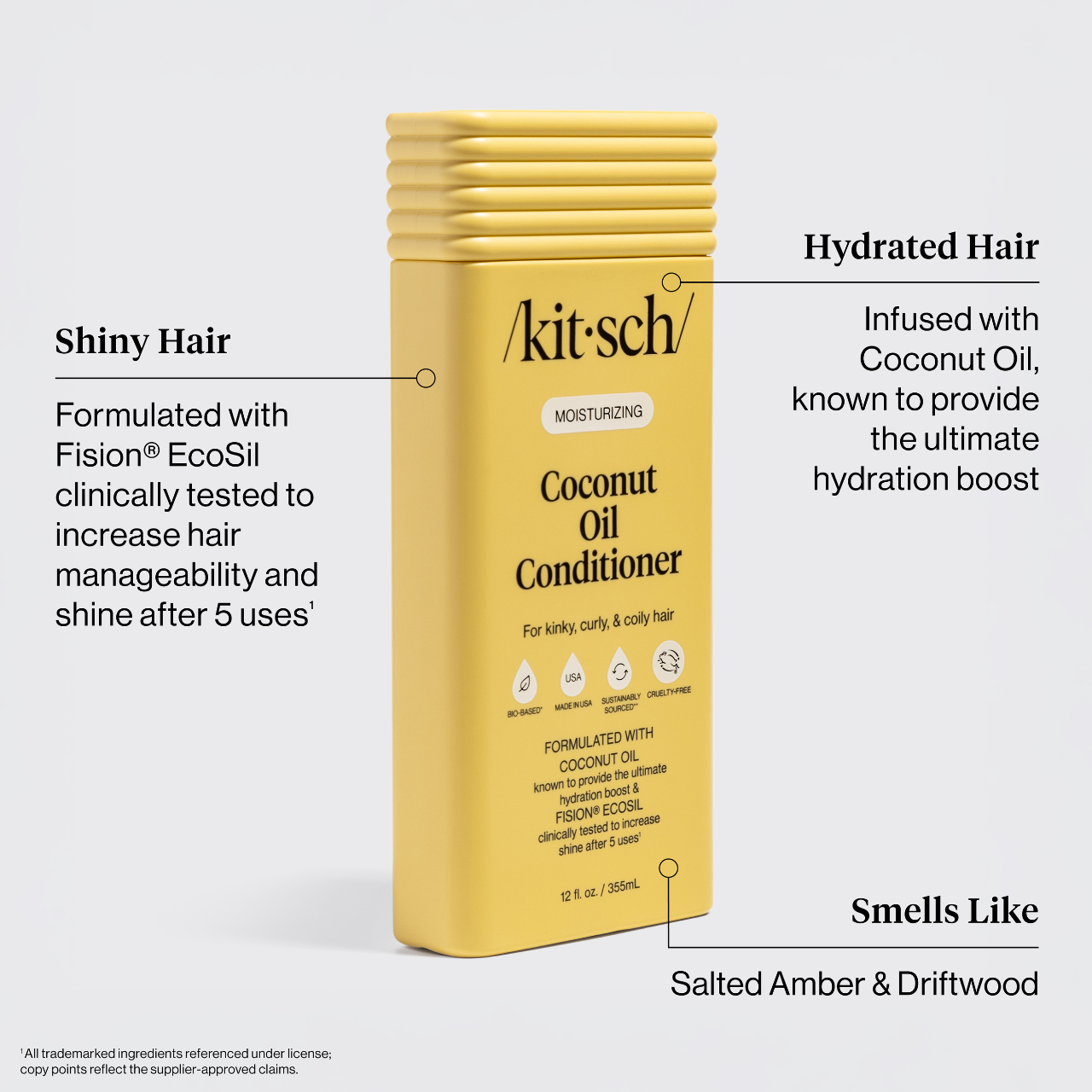 KITSCH - Moisturizing Coconut Oil Shampoo & Conditioner Combo
