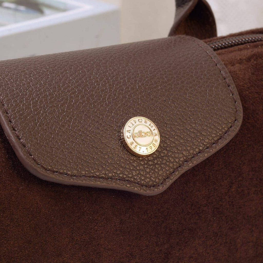 MiMi Wholesale - SD781 Hazel Suede Small Crossbody Bag