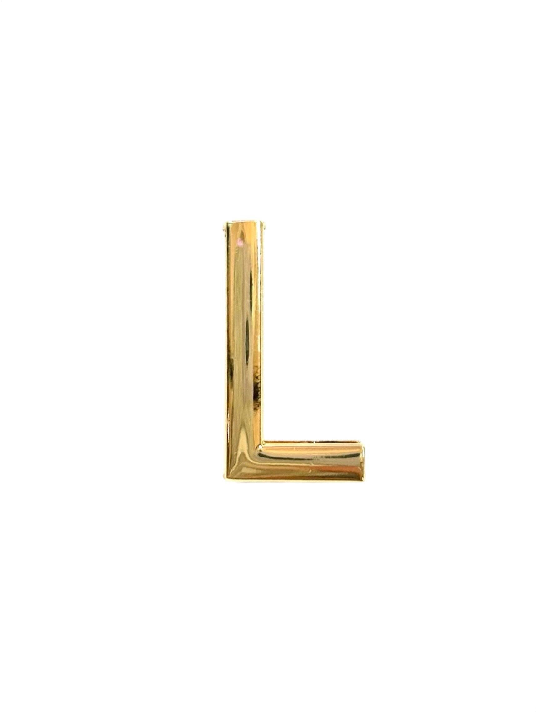 Camel Threads - GOLD CHARM LETTER (L)