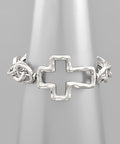 Chain Cross Stretch Bracelet