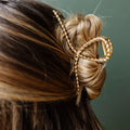 The Ally Gold Claw Clip