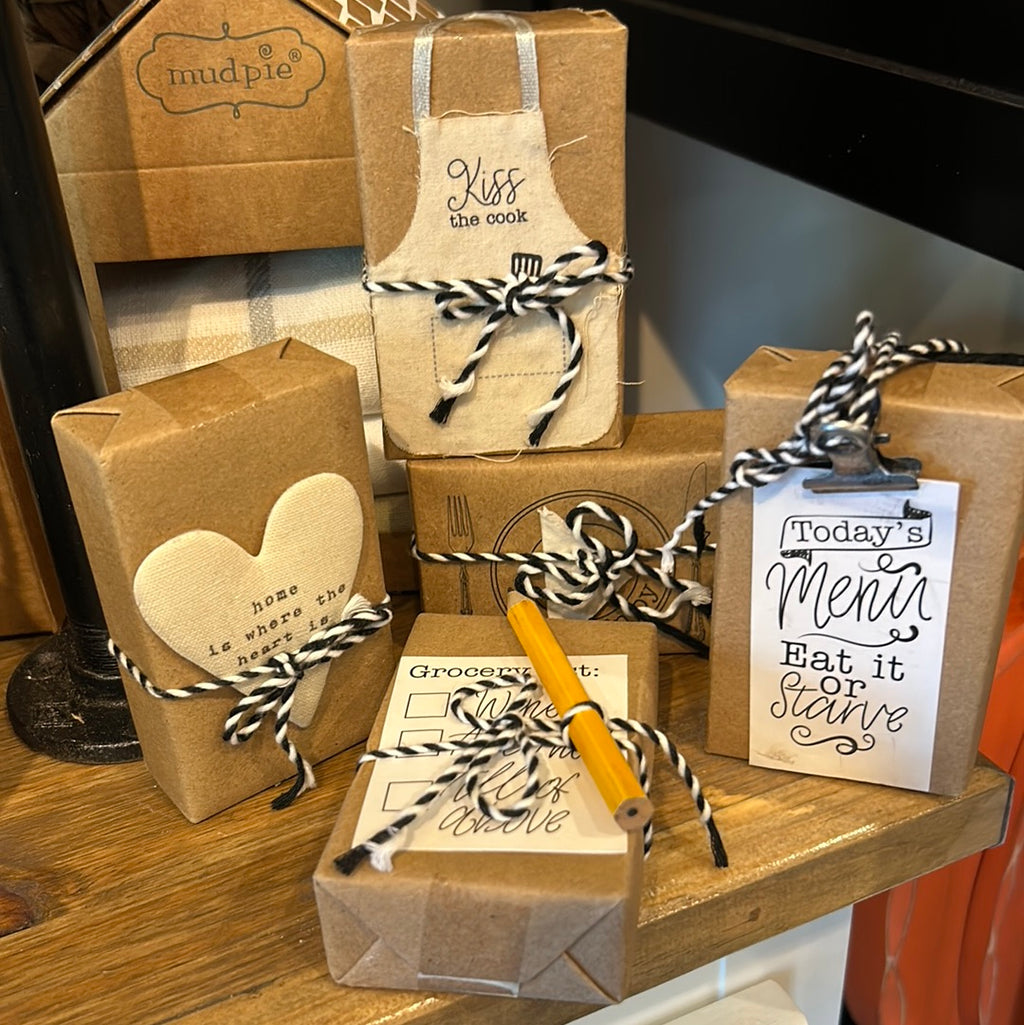 Assorted soap with trim.