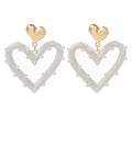 Pearl Color Coated 2 Drop Earring