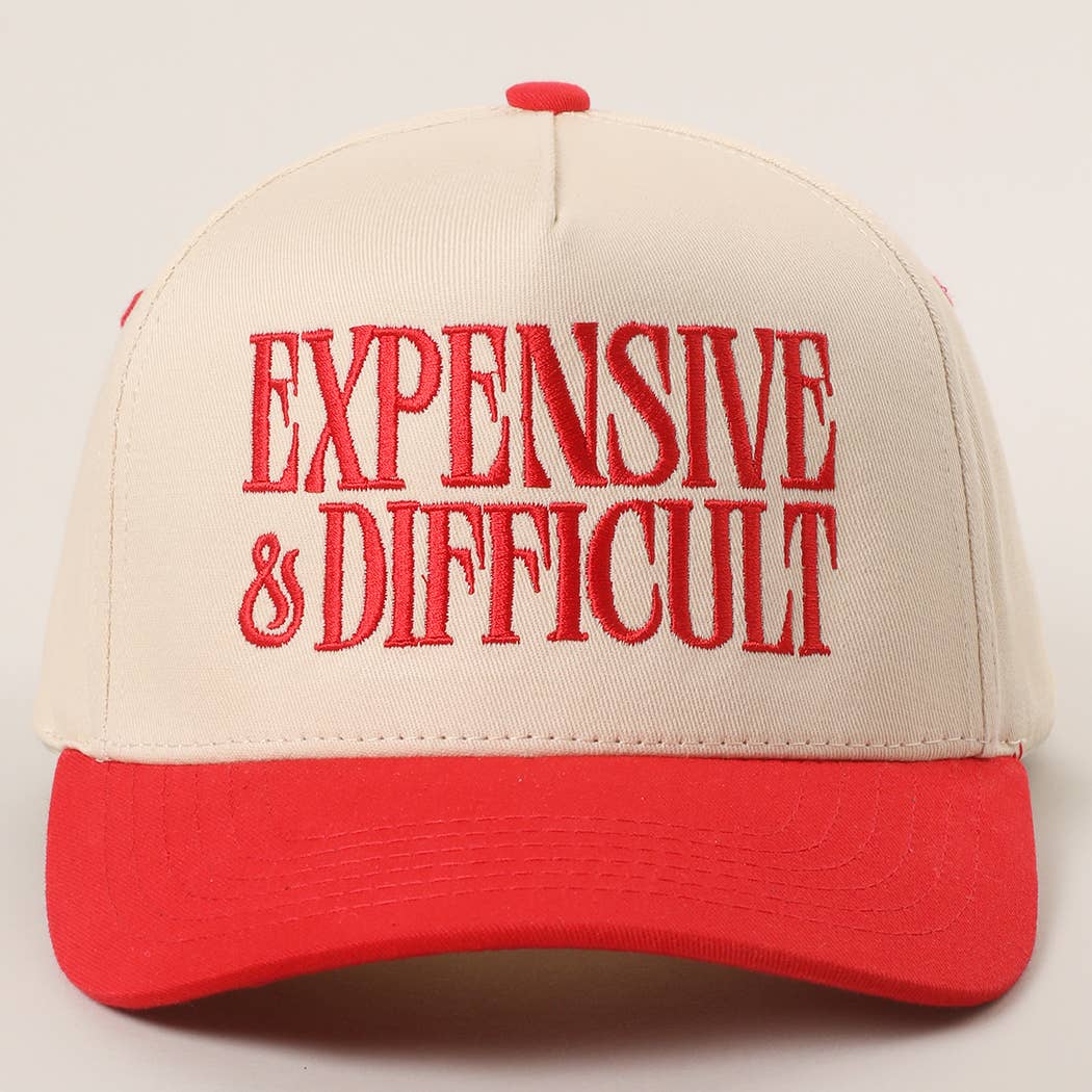 Fashion City - EXPENSIVE and DIFFICULT Embroidered Trucker Hat