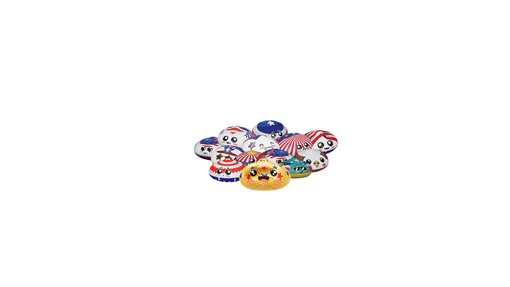 EXPRESS RETAIL SOLUTIONS INC. - Happy Birthday America Bao Bun/Dumpling 96ct Display