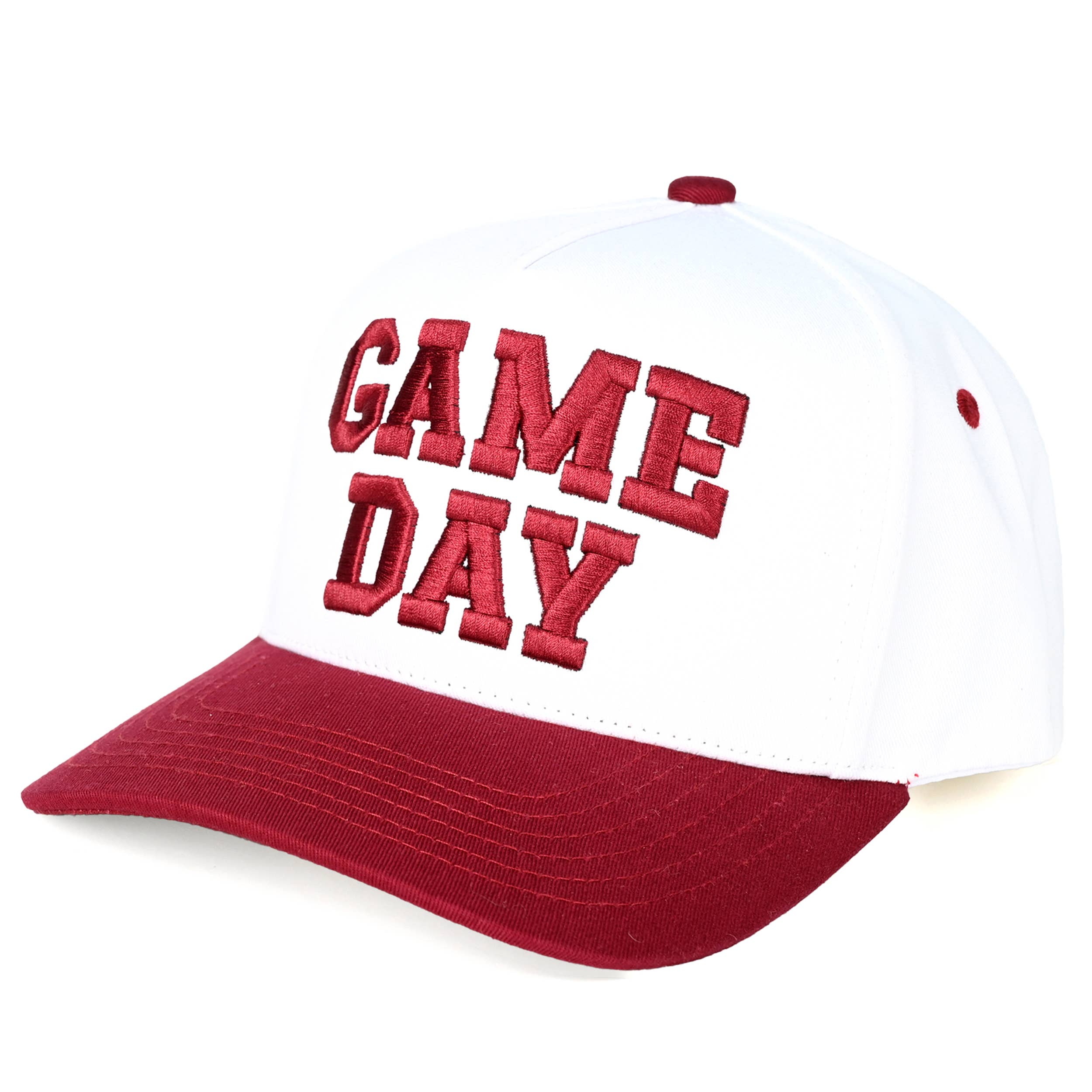 GAME DAY Embroidered Cotton Baseball Cap