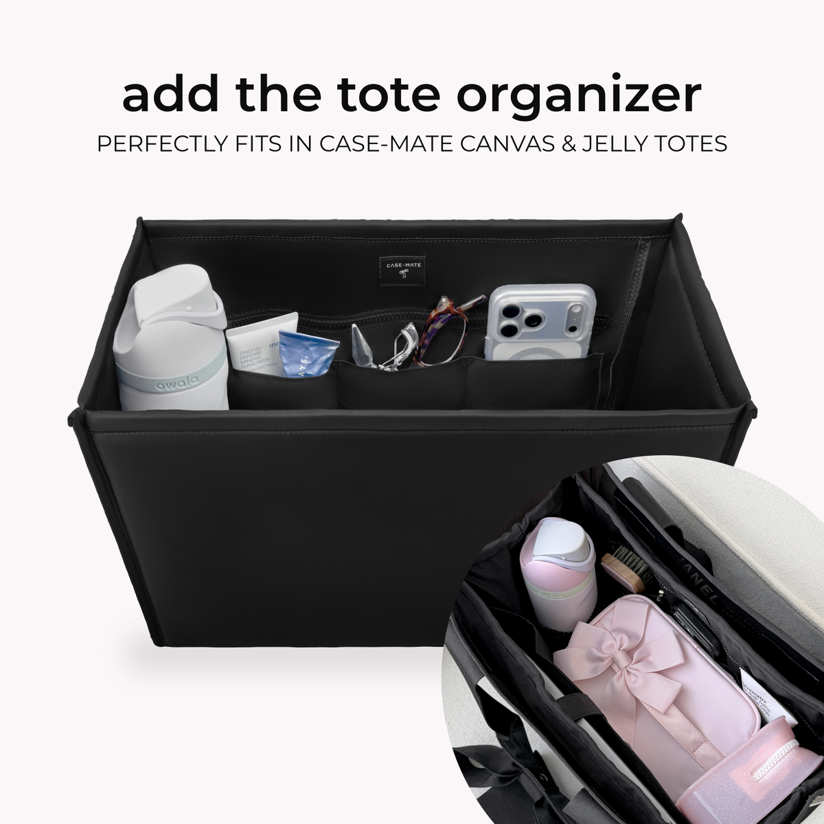 Case-Mate - Case-Mate Silver Chrome Jelly Tote Bag (Classic)