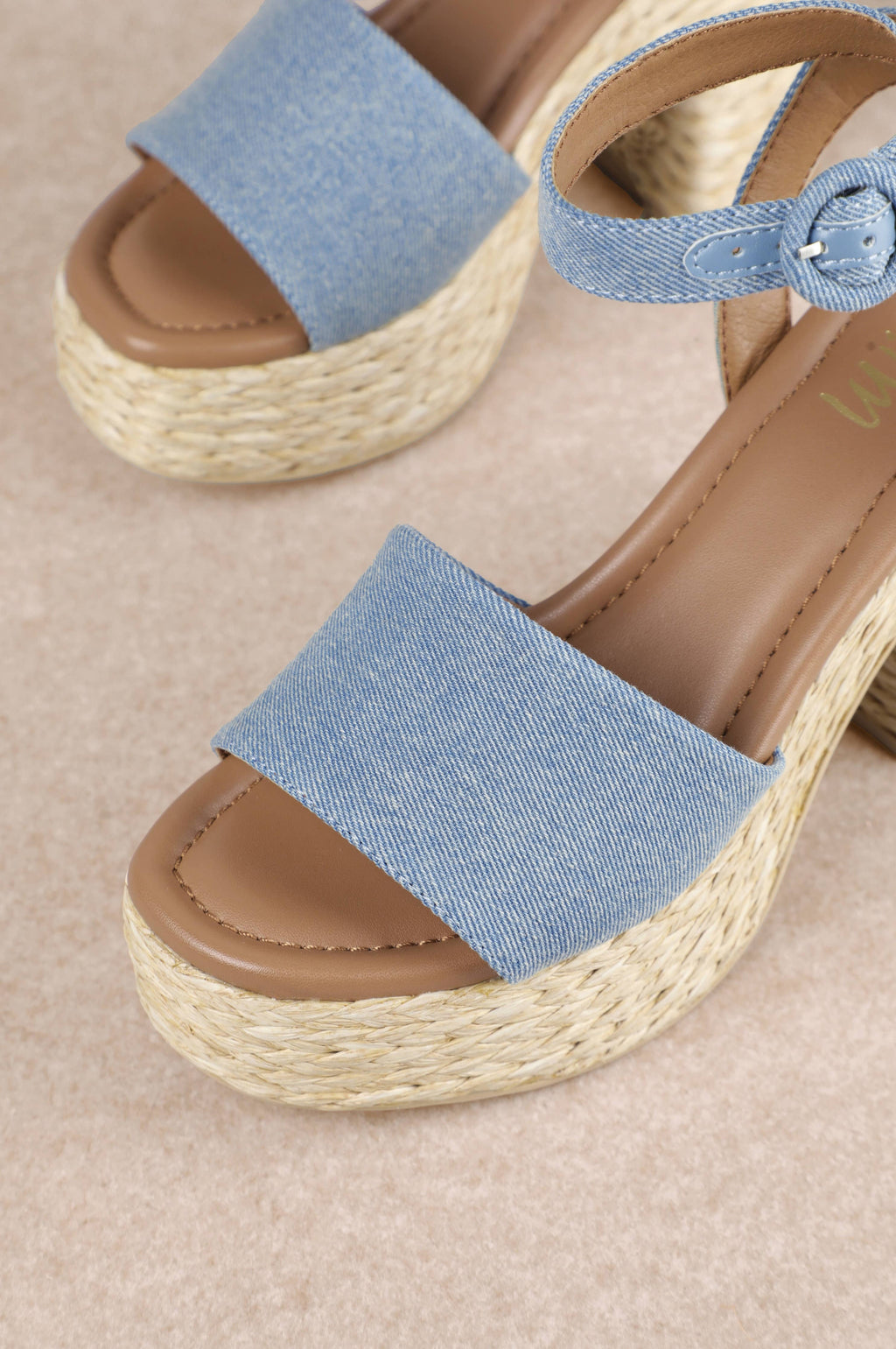 EVERLY Denim Heel