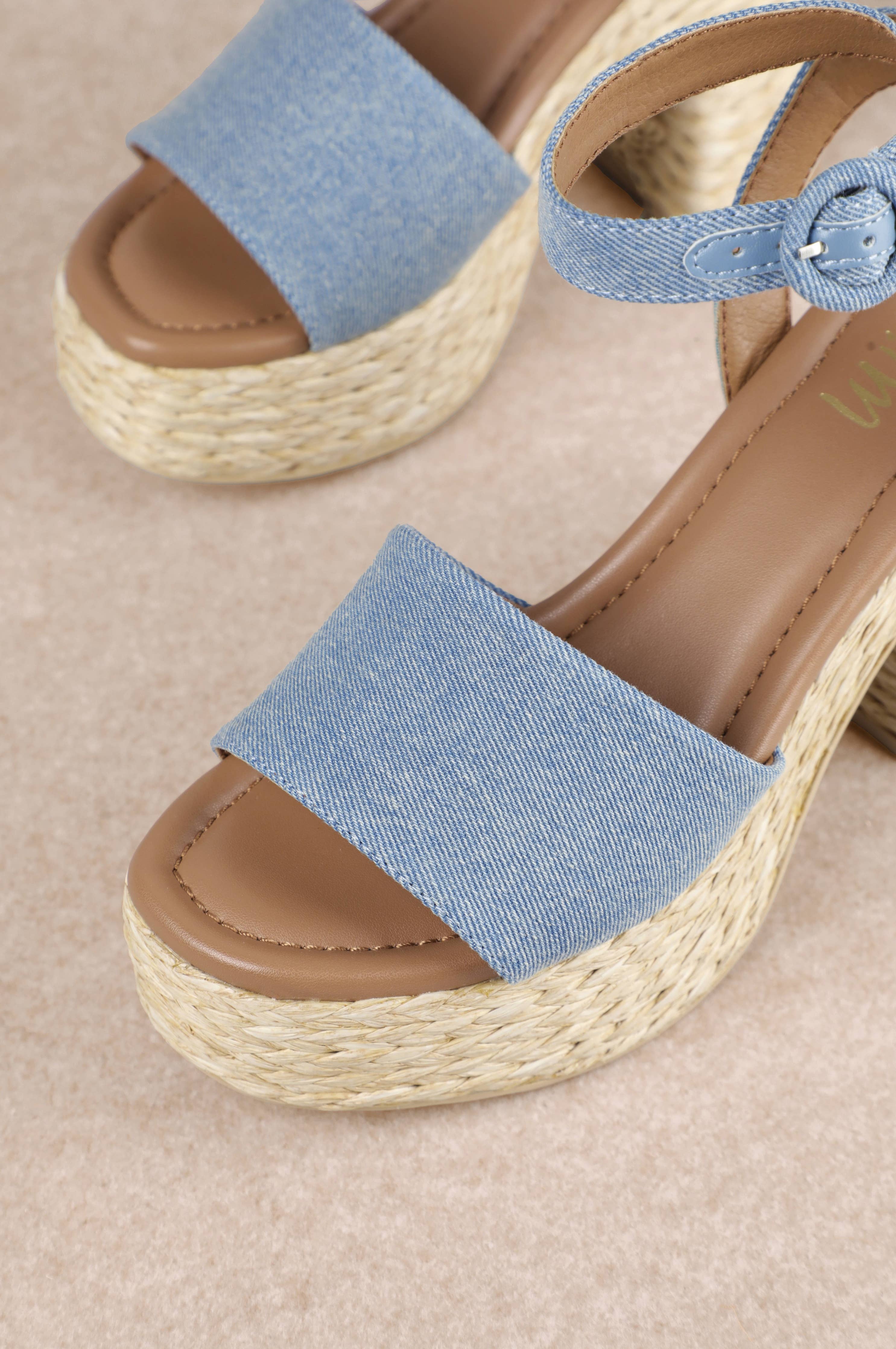 EVERLY Denim Heel