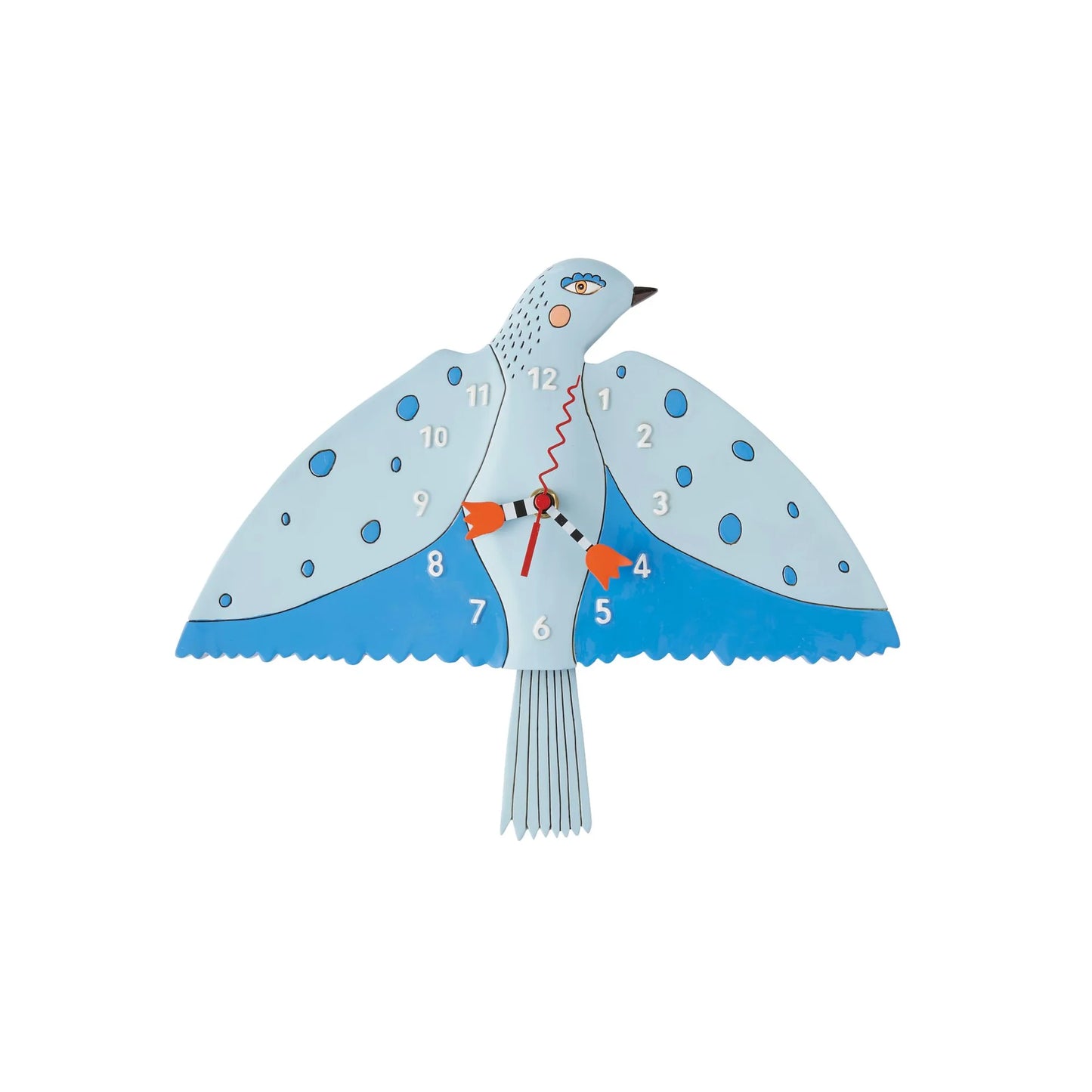 Peaceful Rising Bird Clock