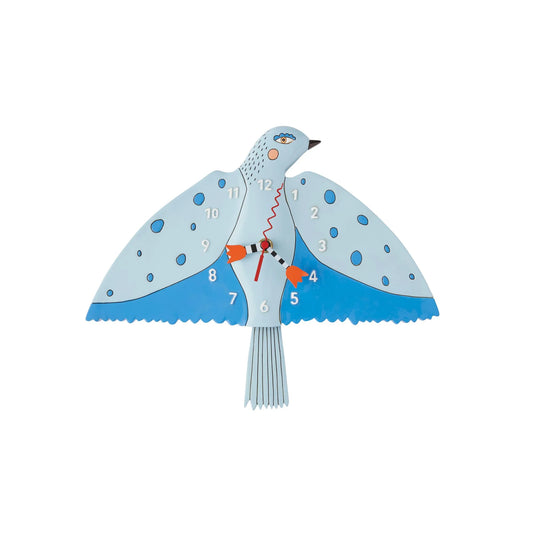 Peaceful Rising Bird Clock