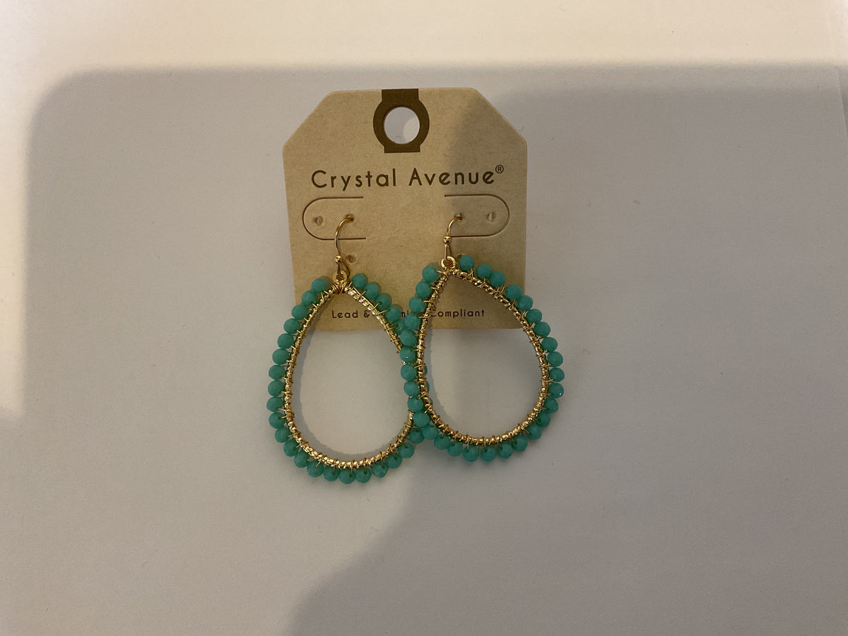 Bead Crystal Avenue Earrings