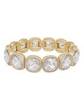 Cushion Cut Crystal Accent Bracelet
