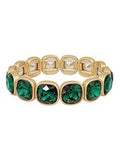 Cushion Cut Crystal Accent Bracelet