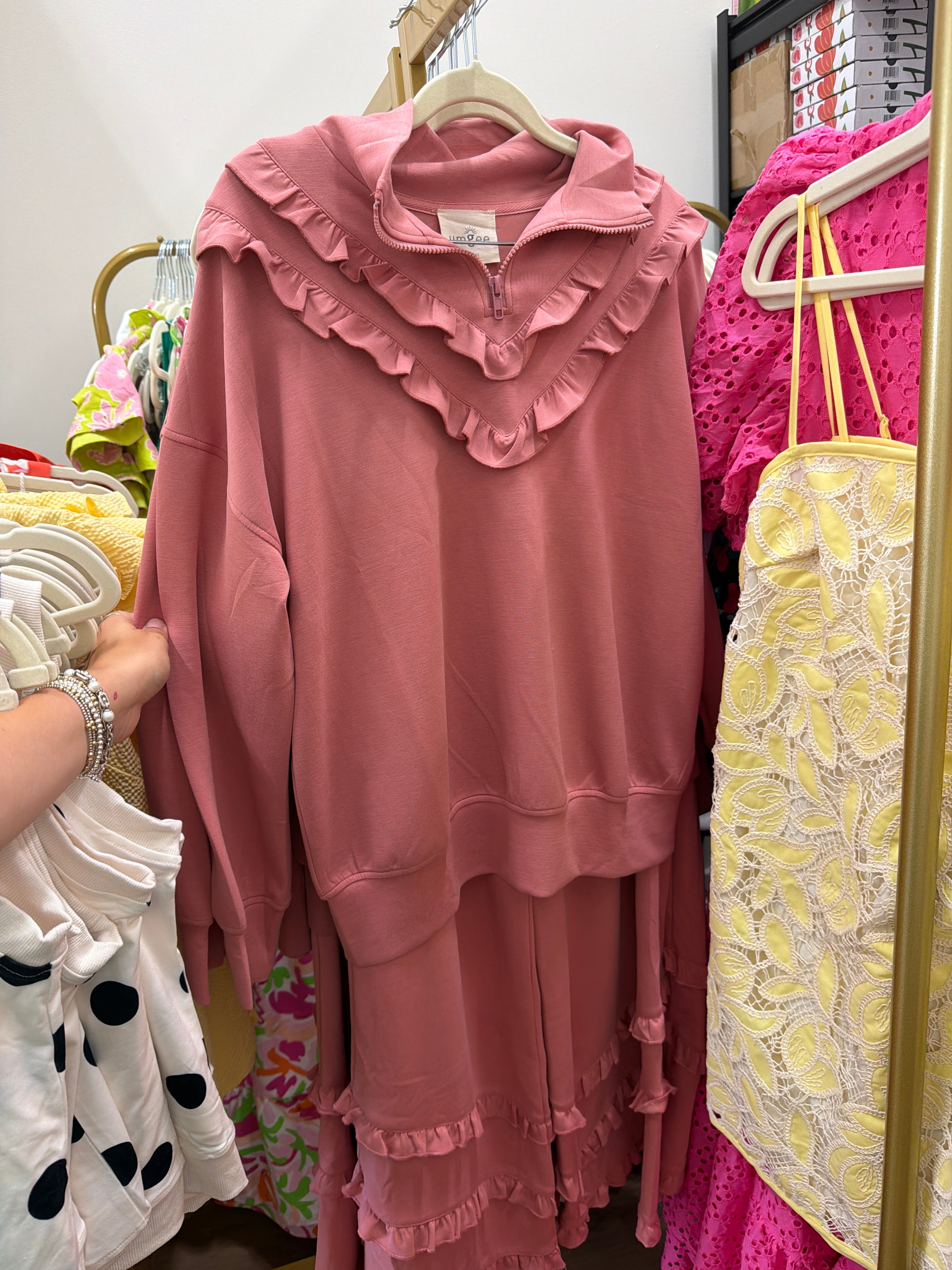 Ruffled Pant Set