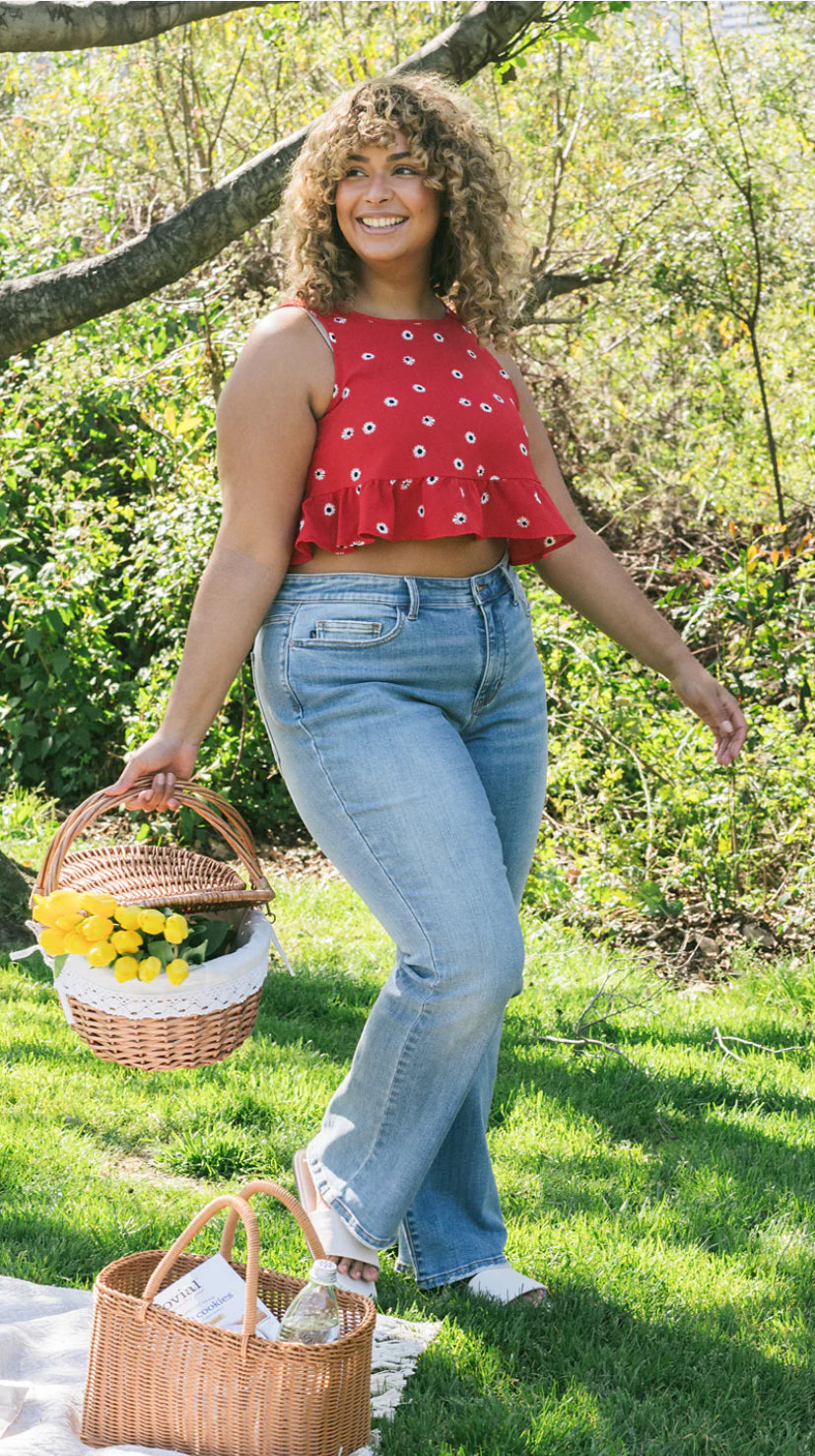 Judy Blue Mid Rise Bootcut Jeans (82547)