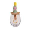 Beaded Wine Glass & Bottle Topper Sets
