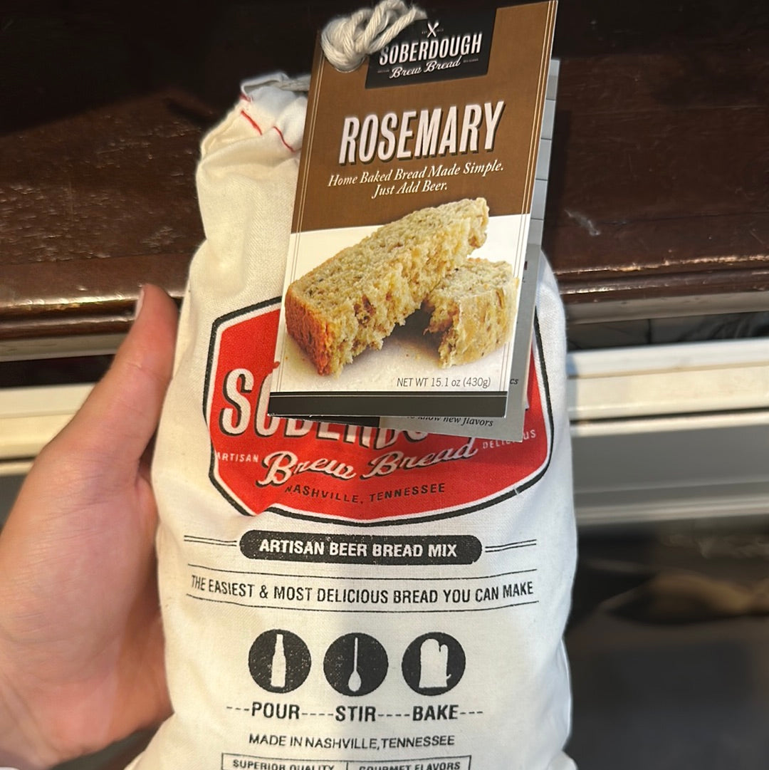 "Rosemary" Soberdough Brew Bread.
