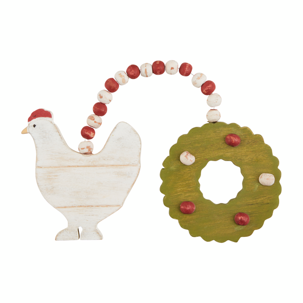 Double Farm Ornament