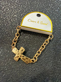 Metal Chain Cross Bracelet
