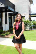 Black Pleated dress