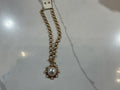 Circle Pearl Pendant Necklace