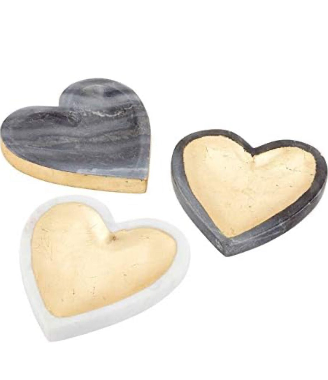 Marble Heart Trinket Tray
