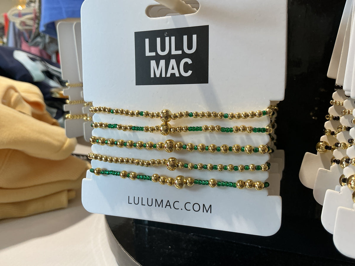 Lulu Mac Multi Color Bracelets Gold