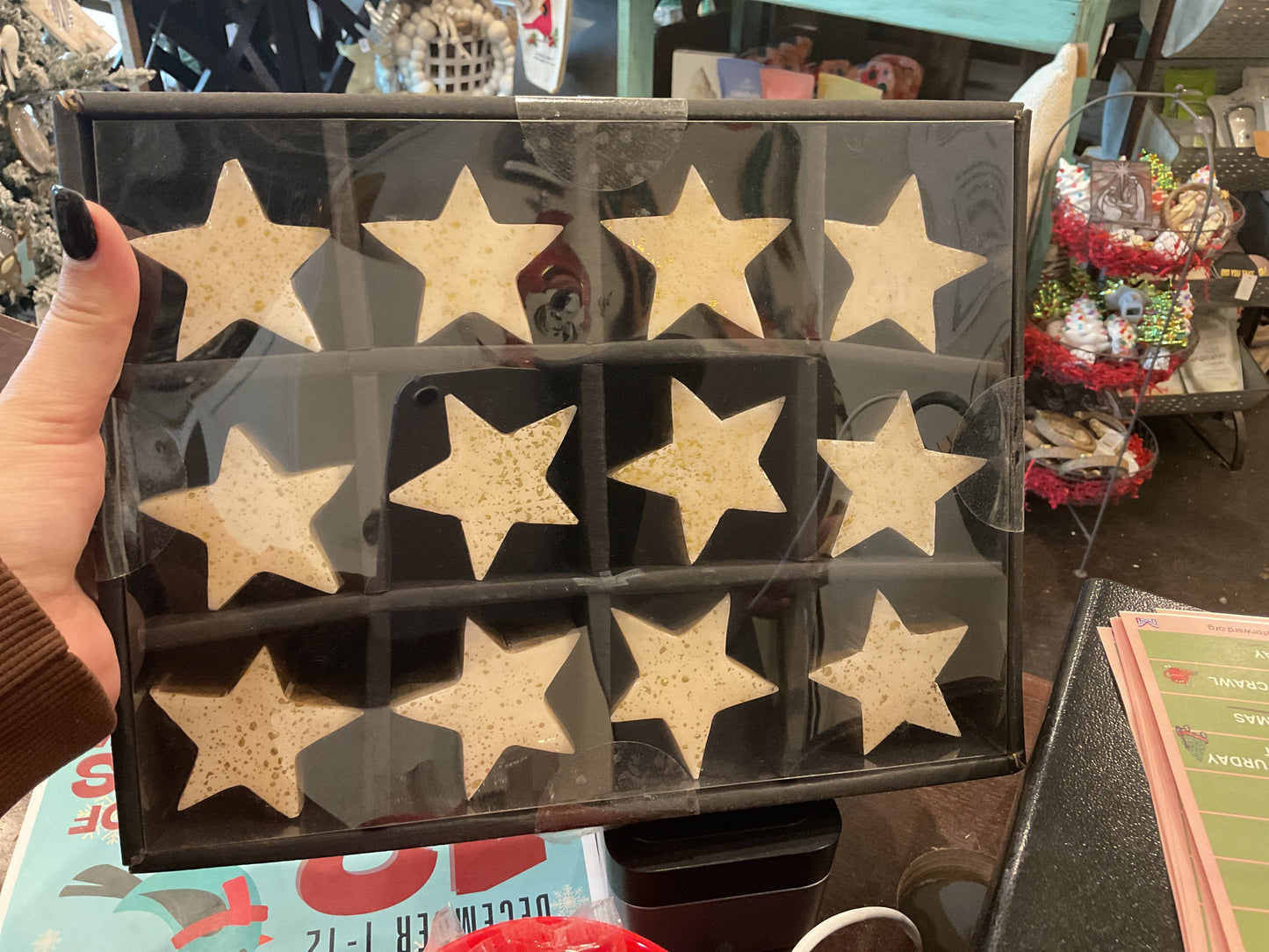 Gold Fleck Star Gift Box