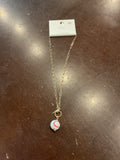 Sports Themed Baseball Pendant Necklace