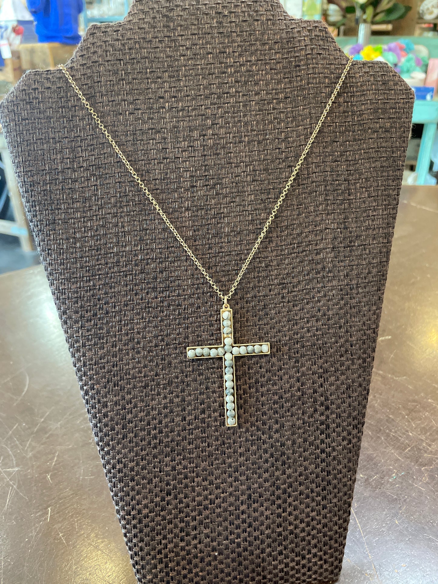 Cross Statement Necklace