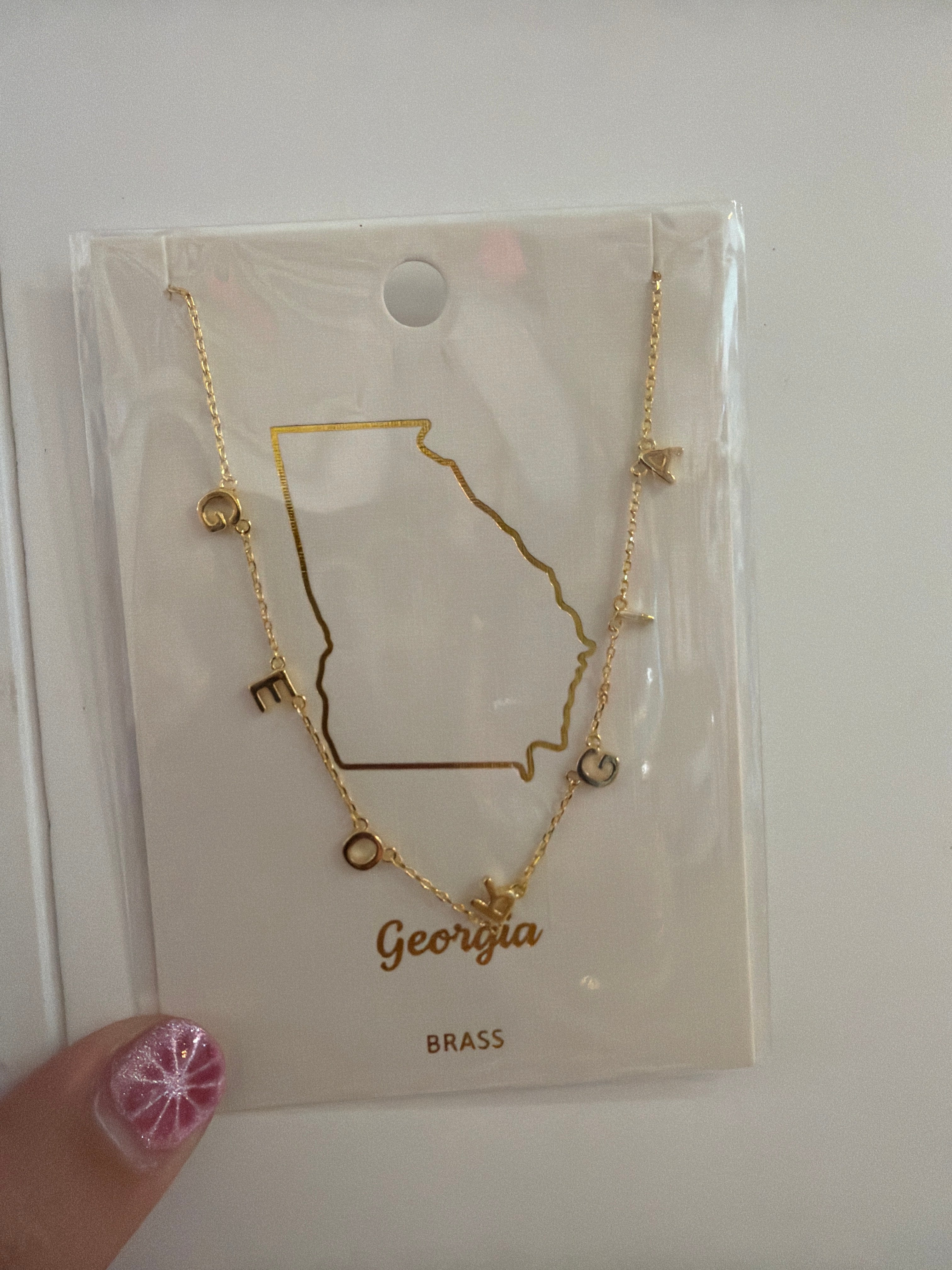 Georgia Letter Necklace
