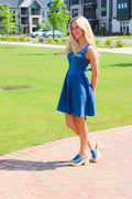 SS Denim Bow Dress