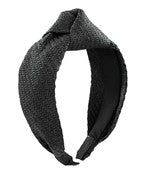Knotted Raffia Headbands
