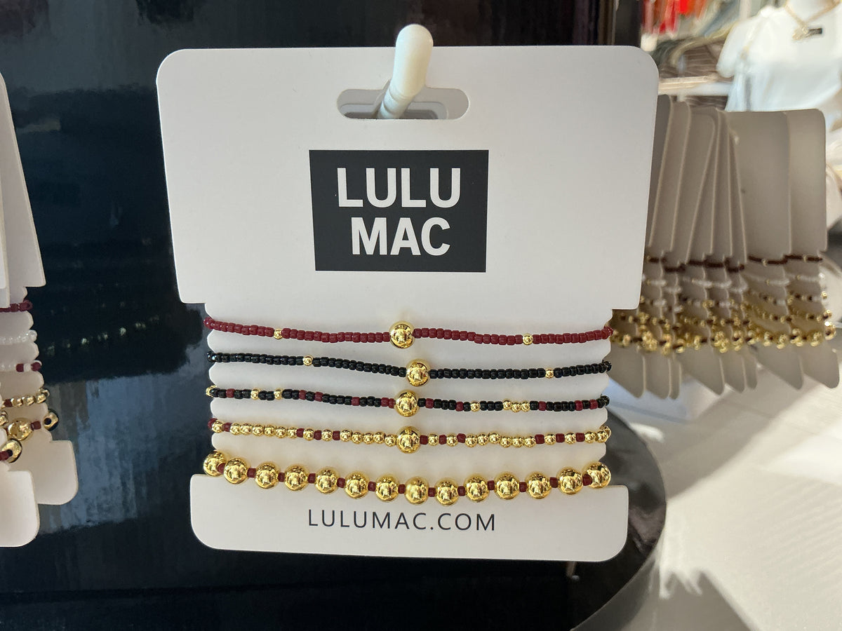 Lulu Mac Colored Bracelets Gold