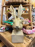 Gold Rabbit Bust