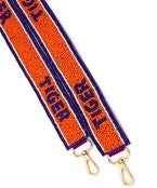University of Auburn orange and navy blue "Tiger" purse strap.