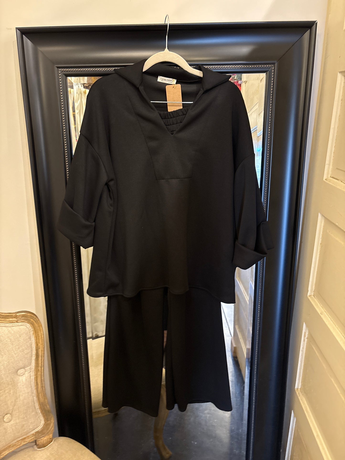 Black Scuba Modal Set