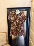 Short Tucked Sleeve Dress