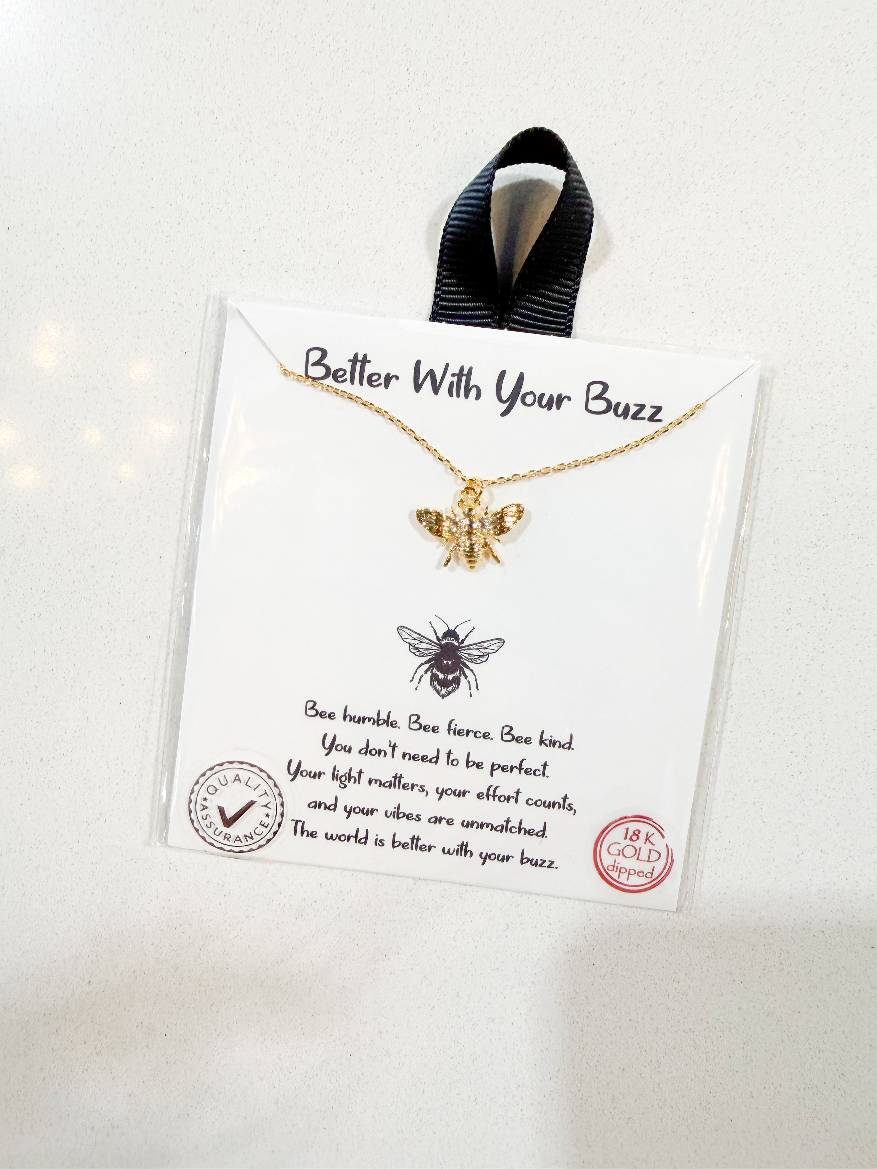 Better w Your Buzz Necklace