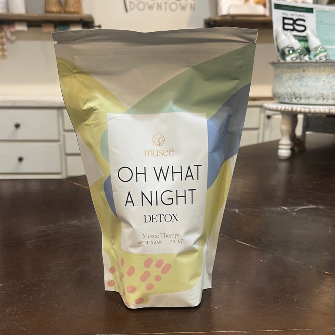 "Oh What A Night; Detox" 24oz Musee bath soak.