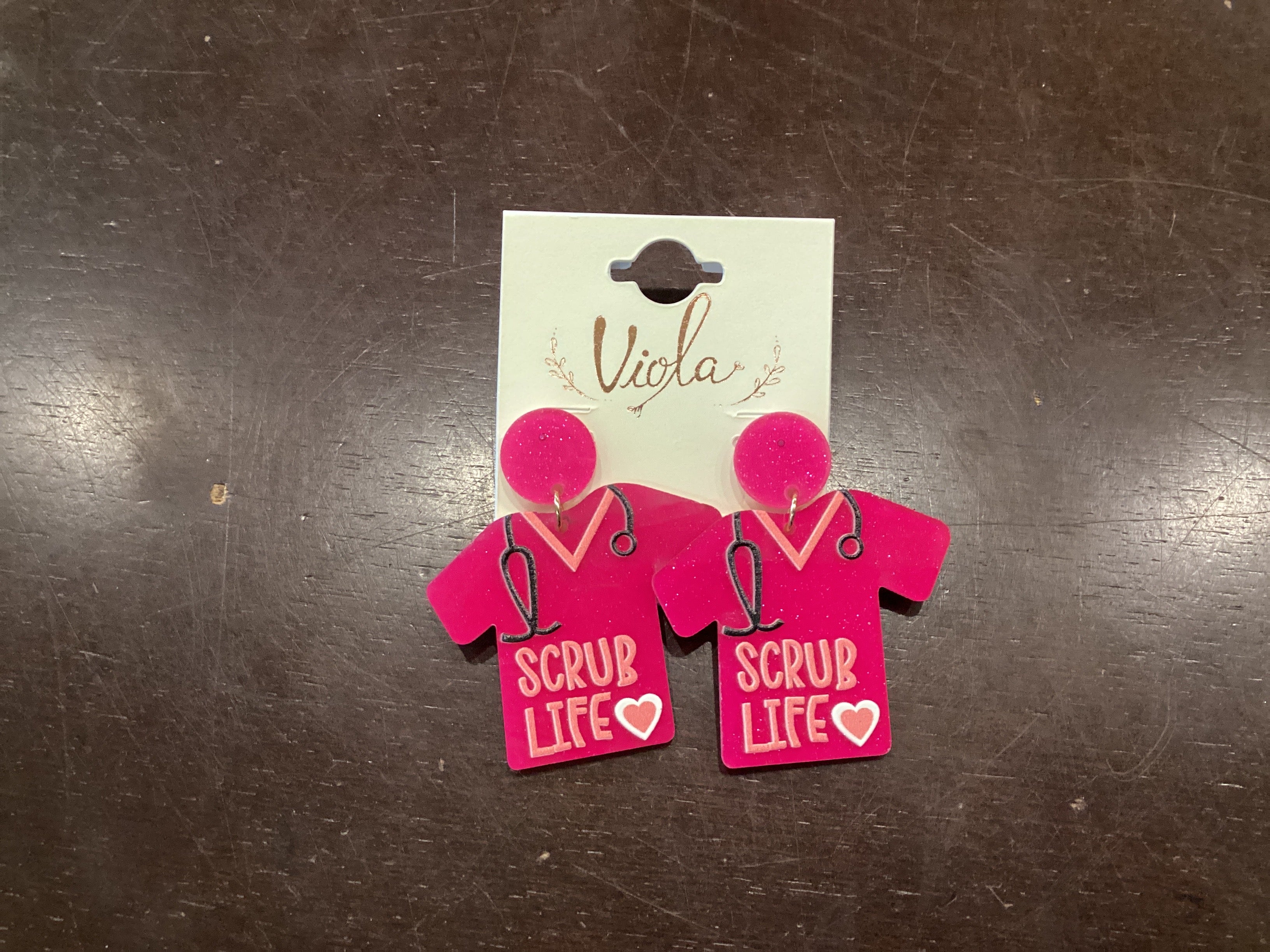 Nurse Acrylic Earrings