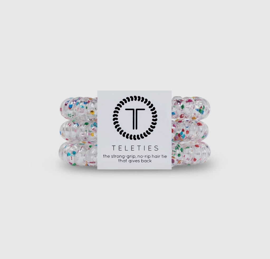 Party people teletie hair ties.