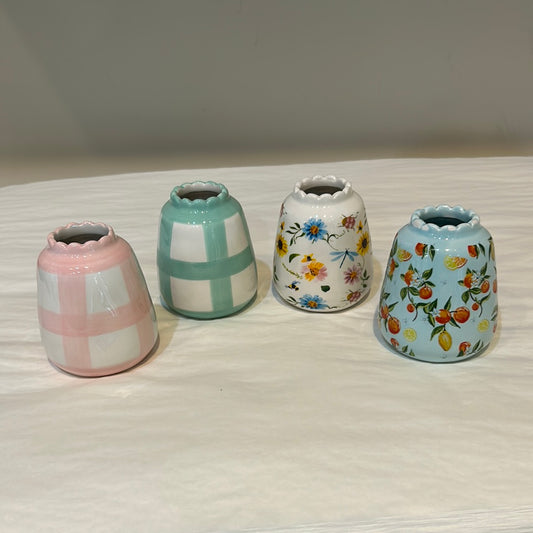 Fruit and Floral Bud Vase