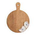 Round Wood Oyster Board