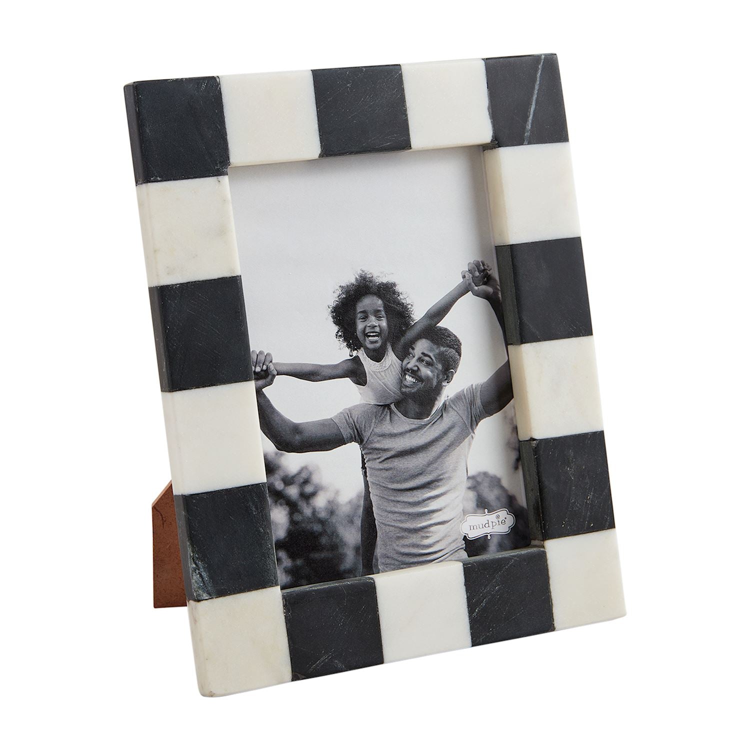 Large Black & White Checkered Frame